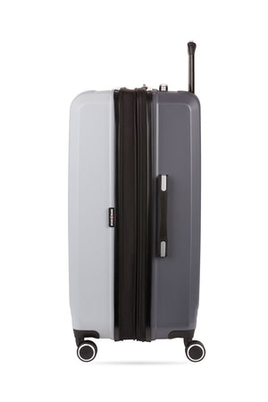 Swissgear 8028 3pc Expandable Hardside Spinner Luggage Set - Light Gray/Ash Gray-Expands by 2