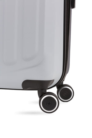 Swissgear 8028 3pc Expandable Hardside Spinner Luggage Set - Light Gray/Ash Gray-8 360° spinner wheels