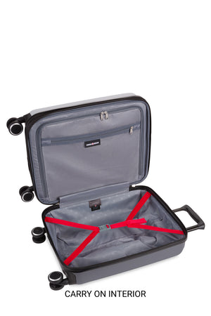 Swissgear 8028 3pc Expandable Hardside Spinner Luggage Set - Light Gray/Ash Gray-19