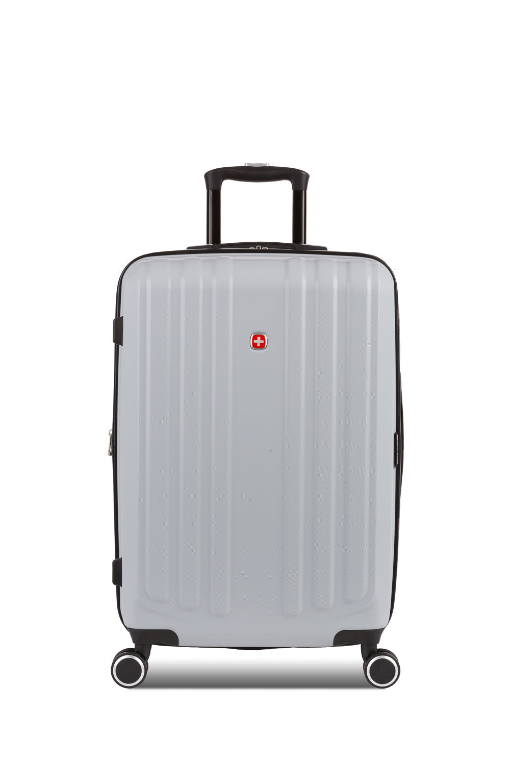 SWISSGEAR - Duet Medium Checked Spinner - Light Grey/Ash Grey - 03