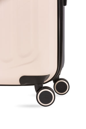 Swissgear 8028 Expandable Hardside Spinner 3pc Luggage Set - Whisper Pink/Dark Gray -8 360° spinner wheels