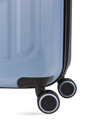 Swissgear 8028 Expandable Hardside Spinner 3pc Luggage Set - Light Blue/Navy-8 360° spinner wheels