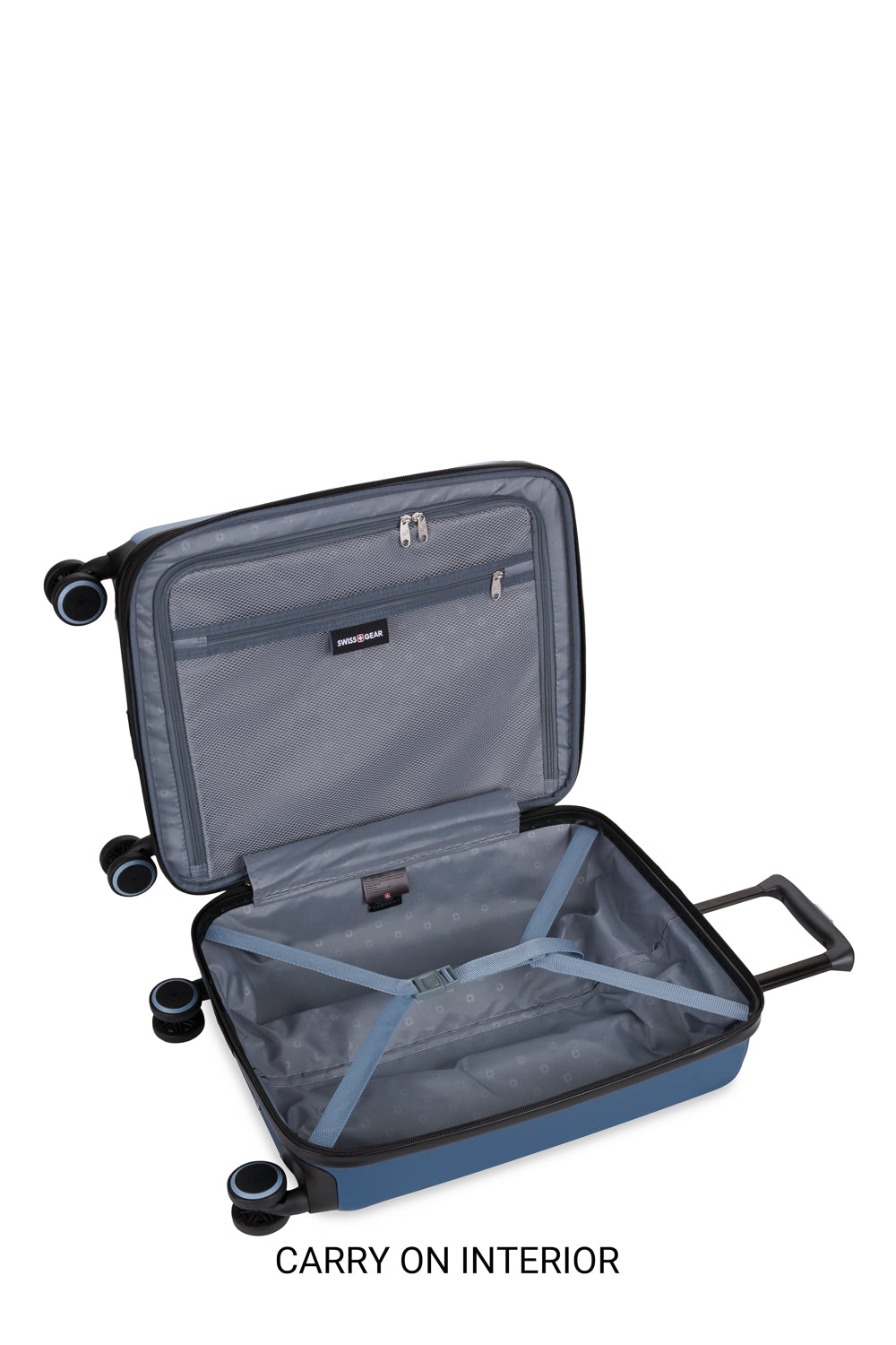 SWISSGEAR - Duet 3-Piece Spinner Set - Light Blue/Navy - 06