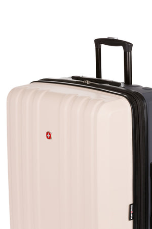 Swissgear 8028 Expandable Hardside Spinner 3pc Luggage Set - Whisper Pink/Dark Gray