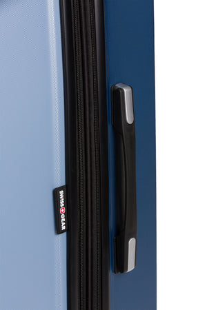 Swissgear 8028 Expandable Hardside Spinner 3pc Luggage Set - Light Blue/Navy-Side rubber handle