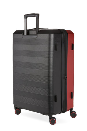 Swissgear Duet 3pc Expandable Hardside Spinner Luggage Set - Wine/Black with superior mobility