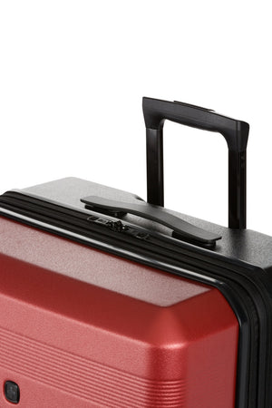 Swissgear Duet 3-pc Expandable Hardside Spinner Luggage Set - Wine/Black Durable molded grab handle for comfortable lifting and maneuvering