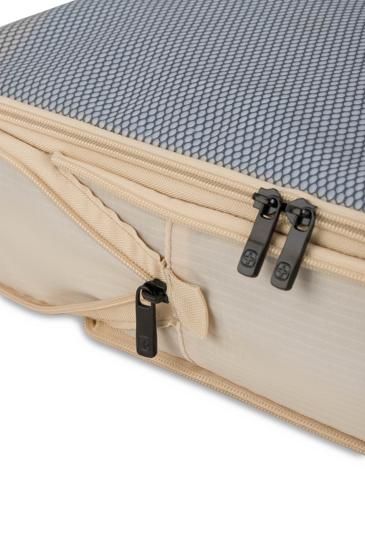 SWISSGEAR - Travel Smart 3-Piece (S/M/M) Packing Cube Set - Dune Brown - 05