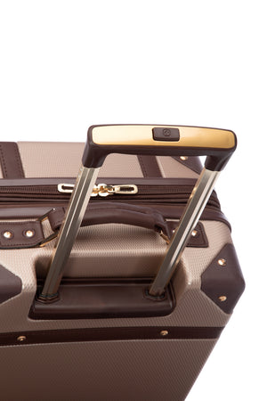 SWISSGEAR Vintage Trunk Carry-On Spinner - Blush Brown