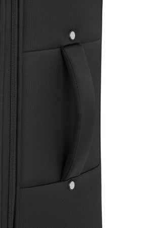 Valise à roulettes à motifs à carreaux de taille moyenne SWISSGEAR Cross Country - Noir