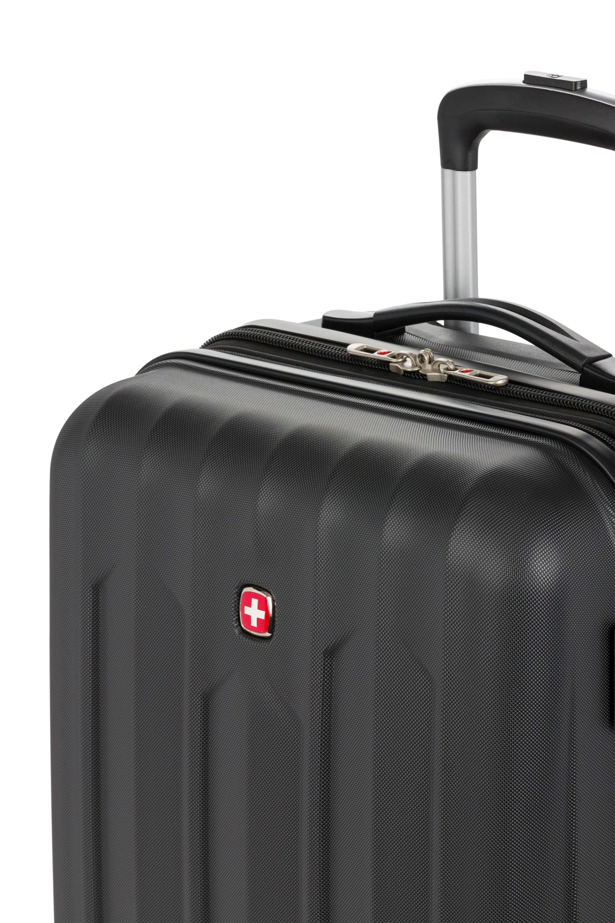 SWISSGEAR - Chrome Carry-On Spinner - Black - 10