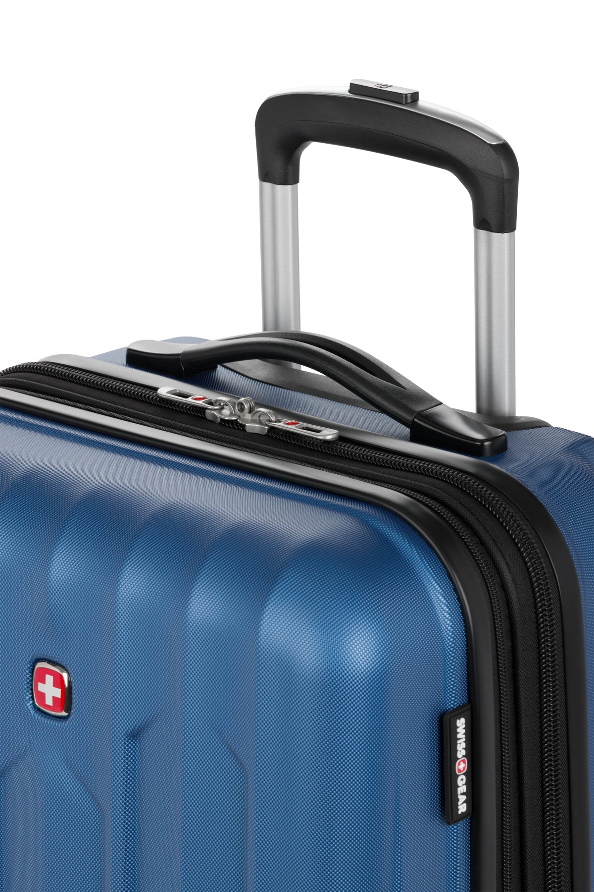 SWISSGEAR - Chrome Carry-On Spinner - Blue - 07