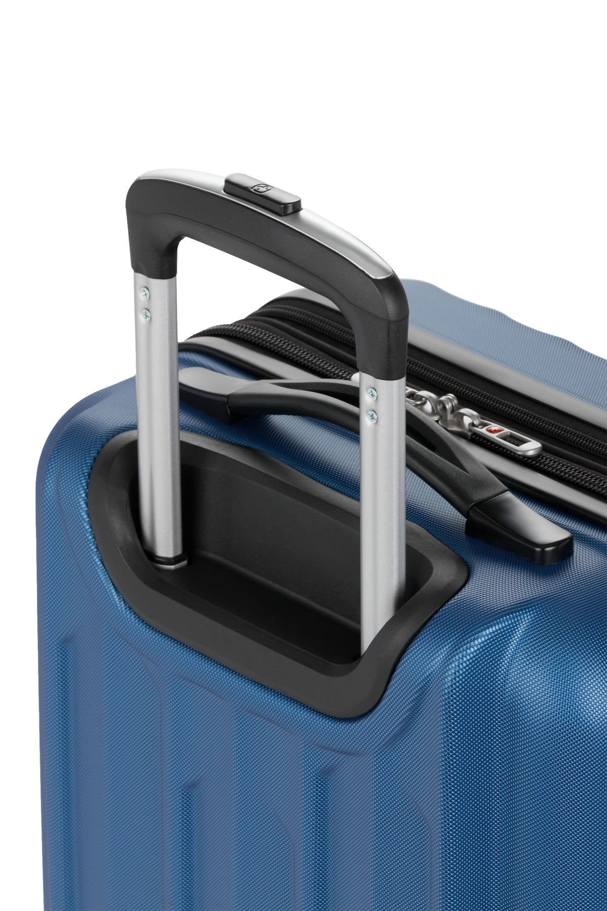SWISSGEAR - Chrome Carry-On Spinner - Blue - 08