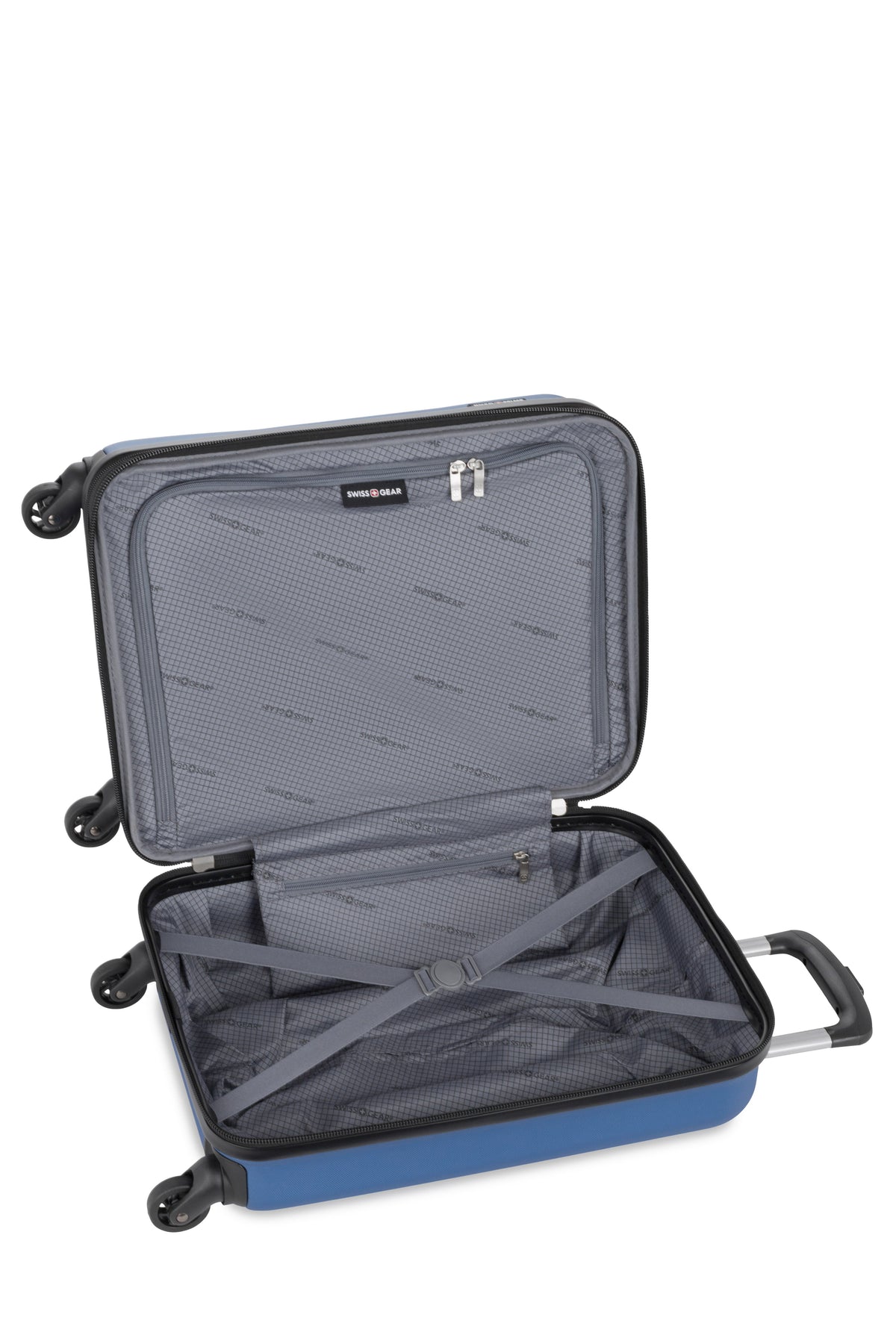 SWISSGEAR - Chrome Carry-On Spinner - Blue - 04