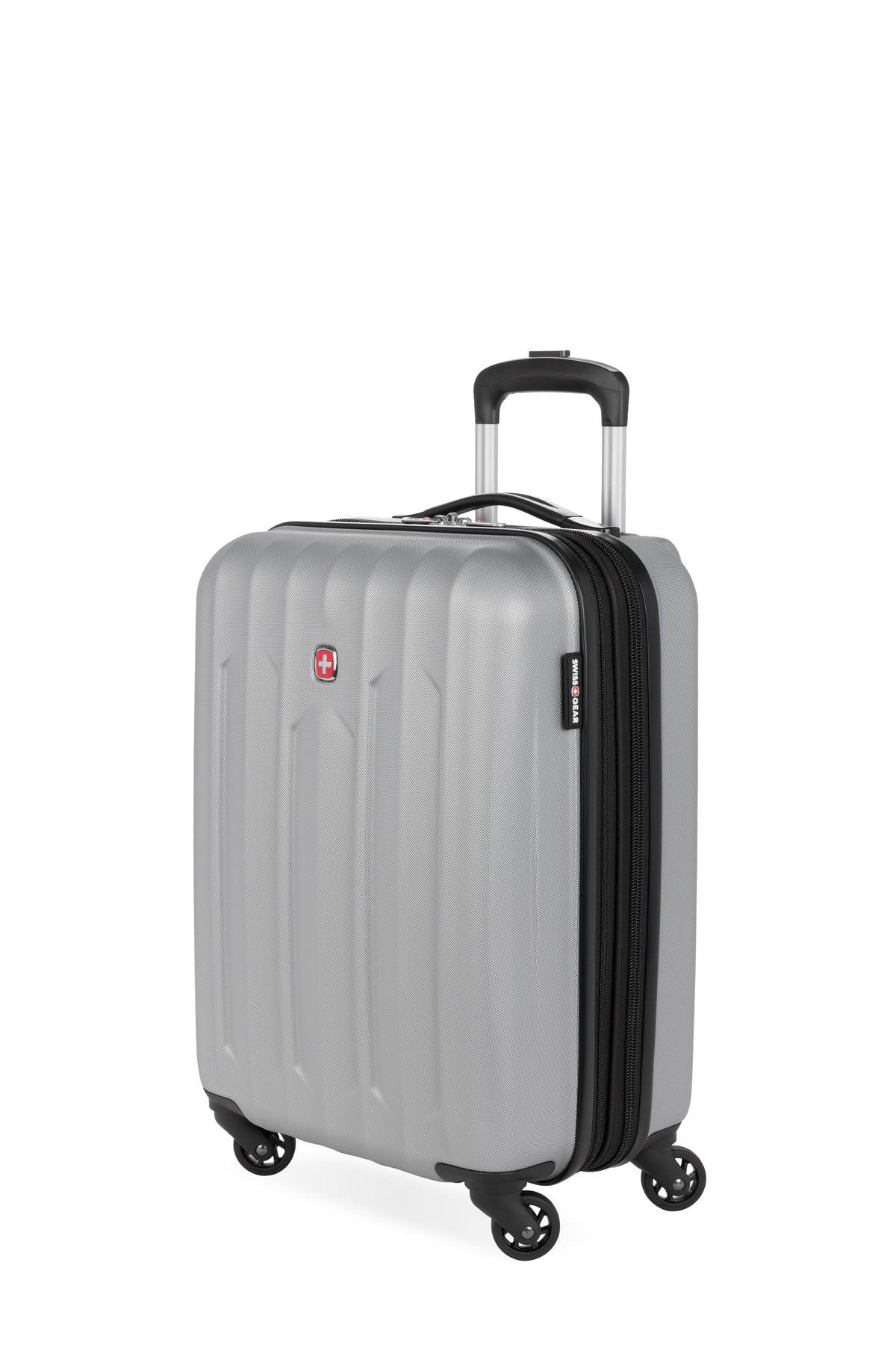SWISSGEAR - Chrome Carry-On Spinner - Silver - 01