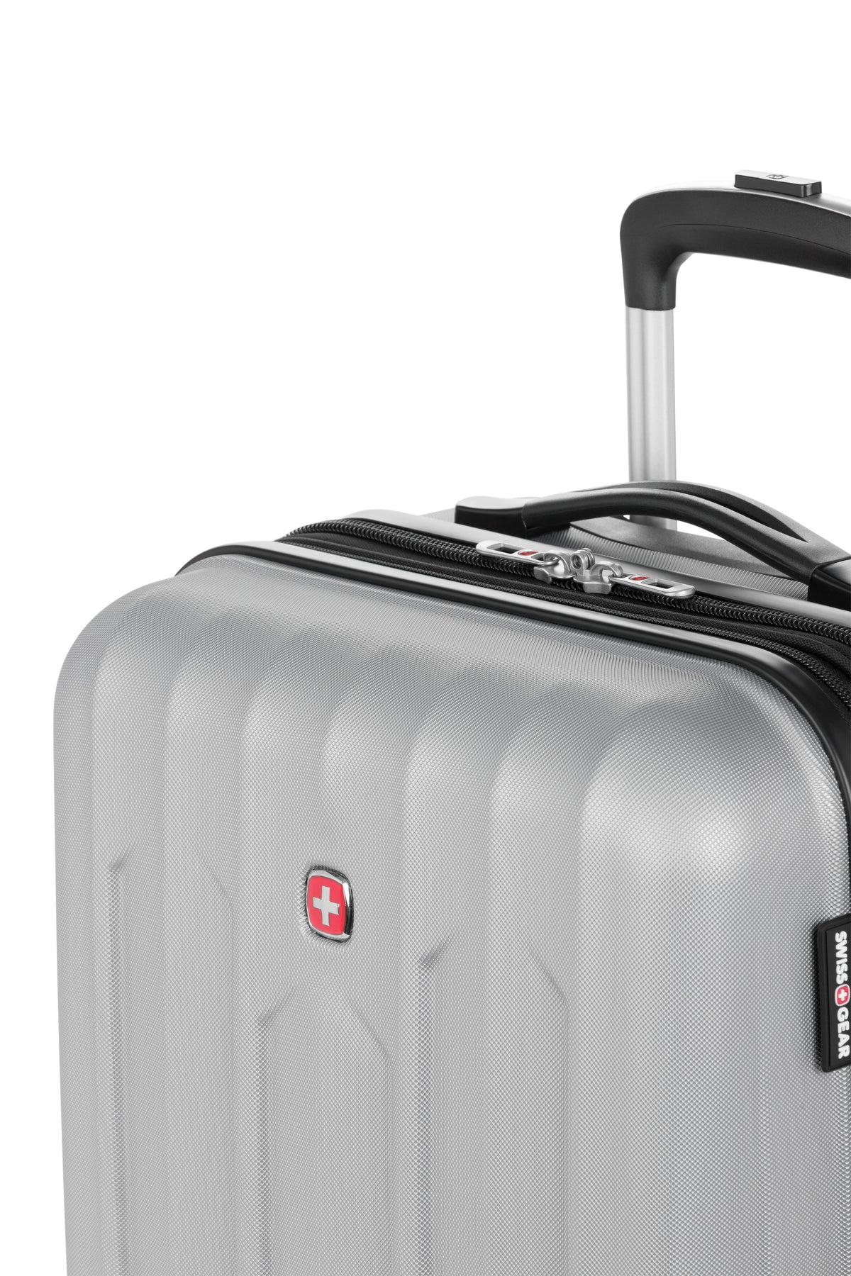 SWISSGEAR - Chrome Carry-On Spinner - Silver - 10