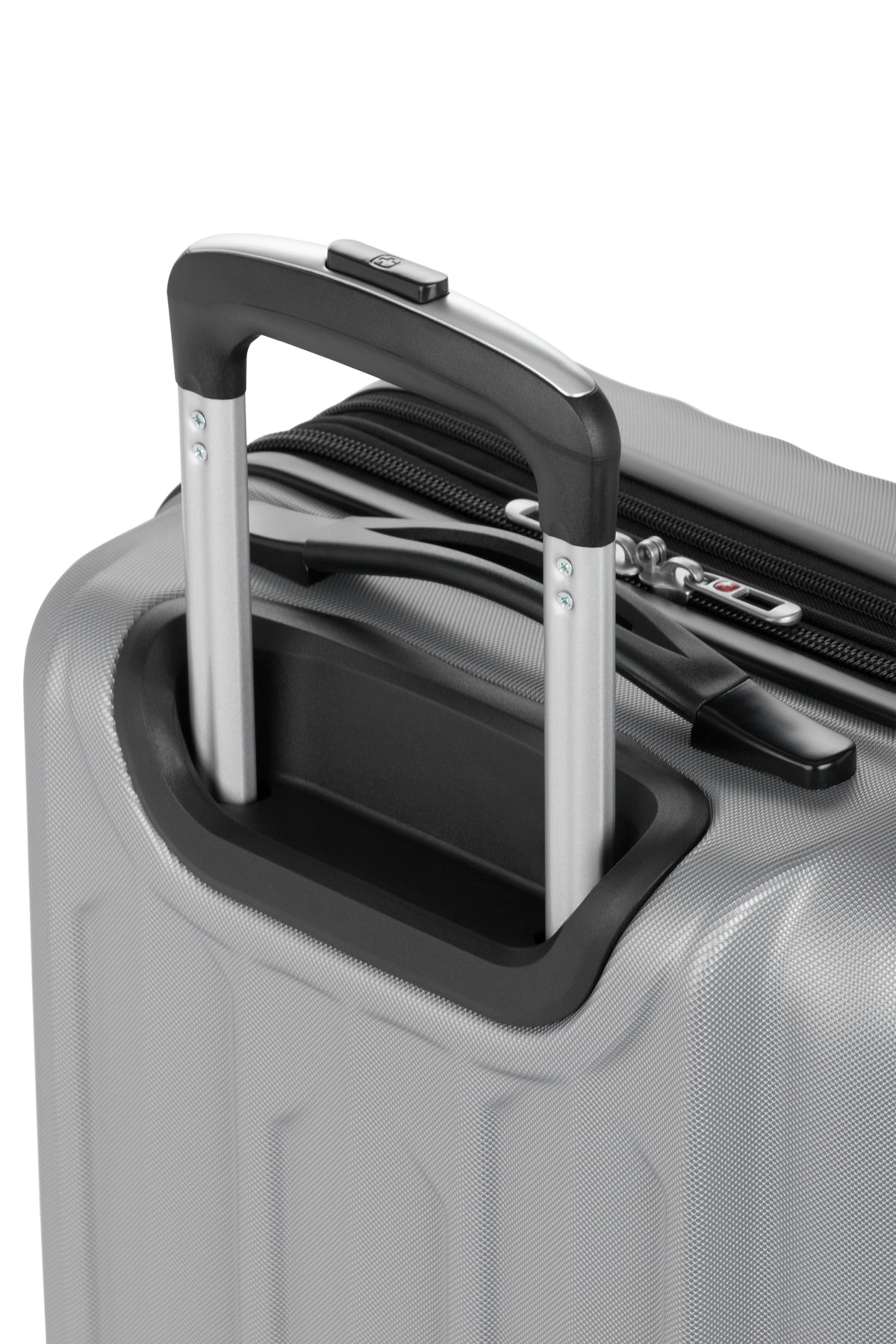 SWISSGEAR - Chrome Carry-On Spinner - Silver - 08