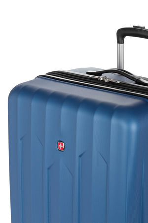 SWISSGEAR Chrome Large Checked Spinner - Blue