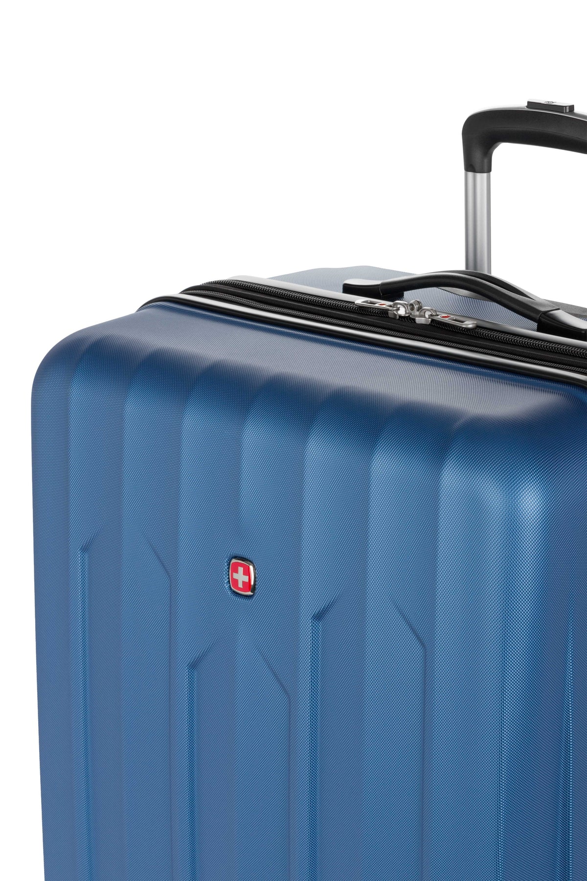 SWISSGEAR - Chrome Large Checked Spinner - Blue - 11