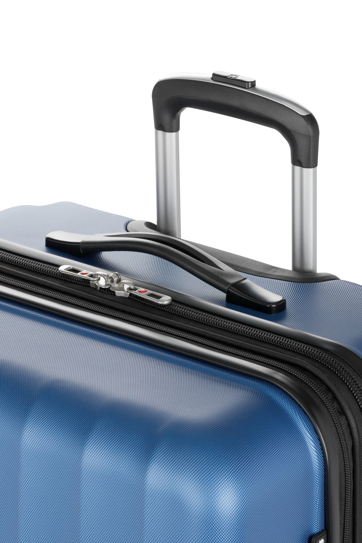 SWISSGEAR - Chrome Large Checked Spinner - Blue - 08