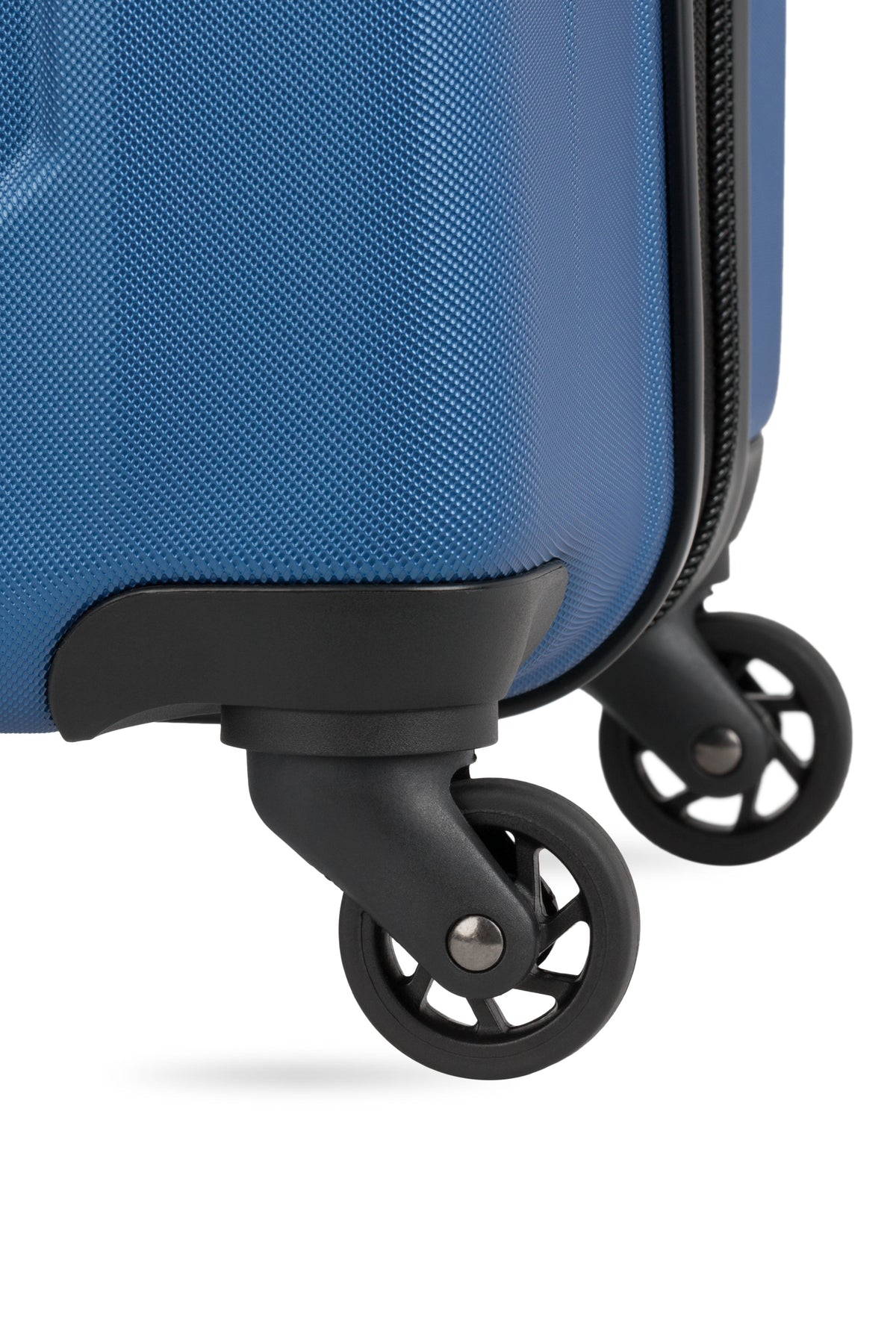 SWISSGEAR - Chrome Large Checked Spinner - Blue - 10