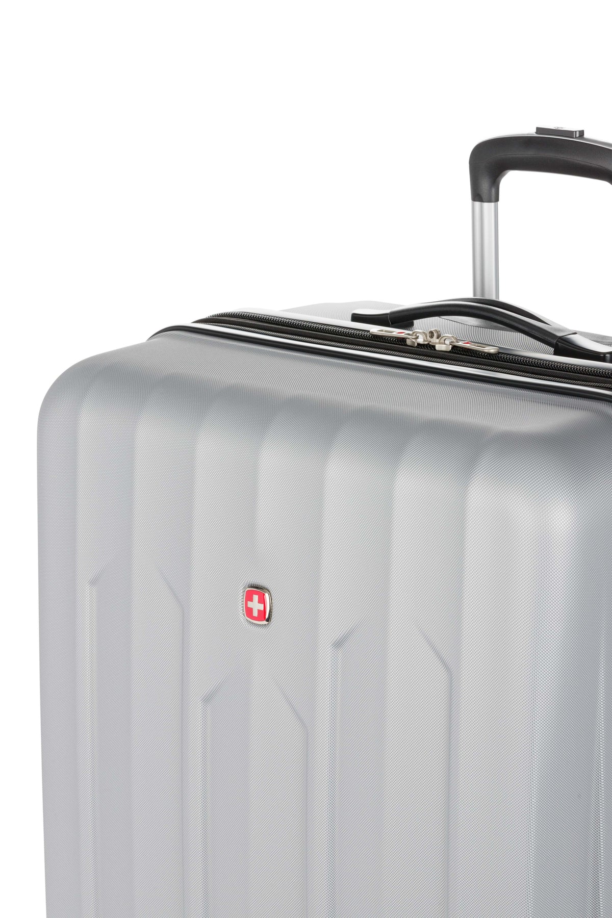 SWISSGEAR - Chrome Large Checked Spinner - Silver - 11