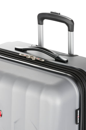 SWISSGEAR Chrome Large Checked Spinner - Silver