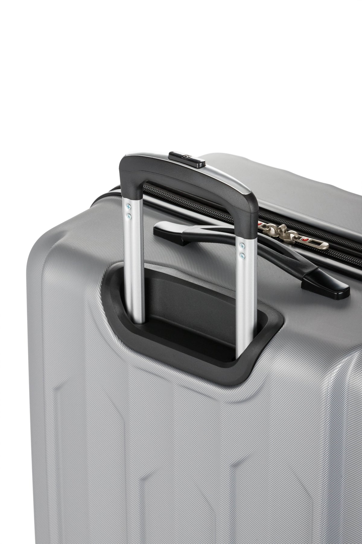 SWISSGEAR - Chrome Large Checked Spinner - Silver - 09