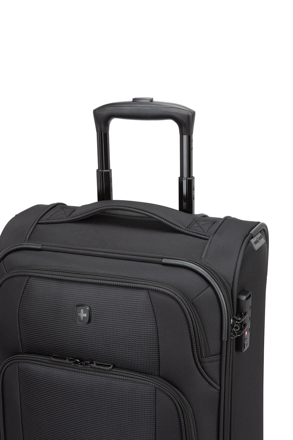 SWISSGEAR - Altitude Collection Carry-On Softside Luggage - Black - 08