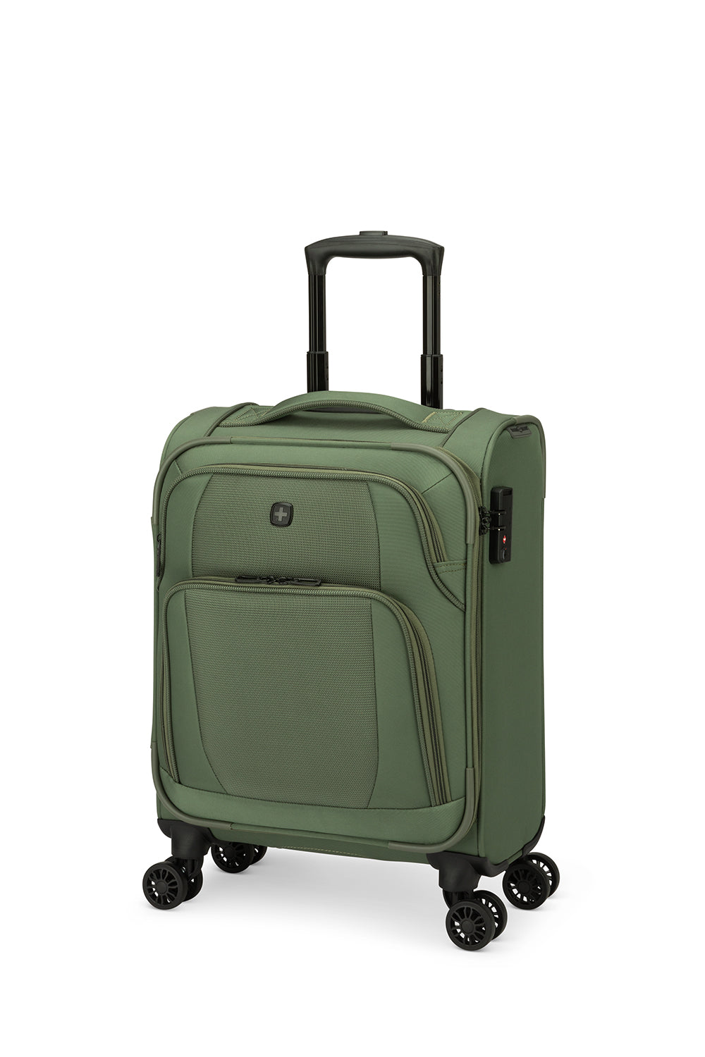 SWISSGEAR - Altitude Collection Carry-On Softside Luggage - Khaki - 02