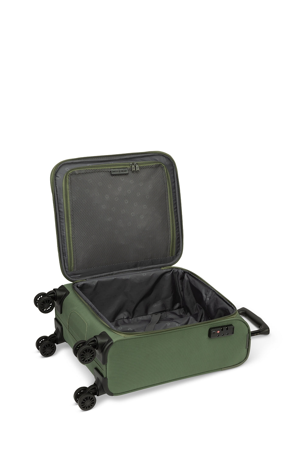 SWISSGEAR - Altitude Collection Carry-On Softside Luggage - Khaki - 05