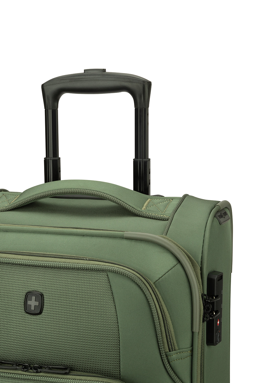 SWISSGEAR - Altitude Collection Carry-On Softside Luggage - Khaki - 08