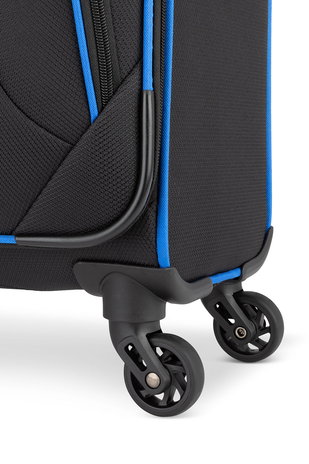 SWISSGEAR - Basel Collection Carry-On Upright Luggage - Black Blue - 06