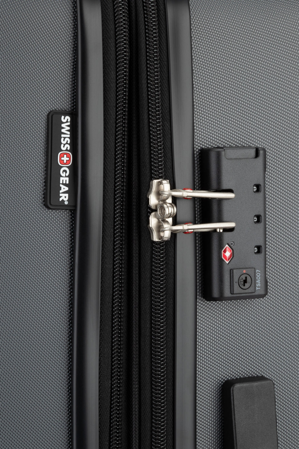 SWISSGEAR - Central Lite Collection Expandable Hardside Luggage 2 Piece Set - Charcoal - 05