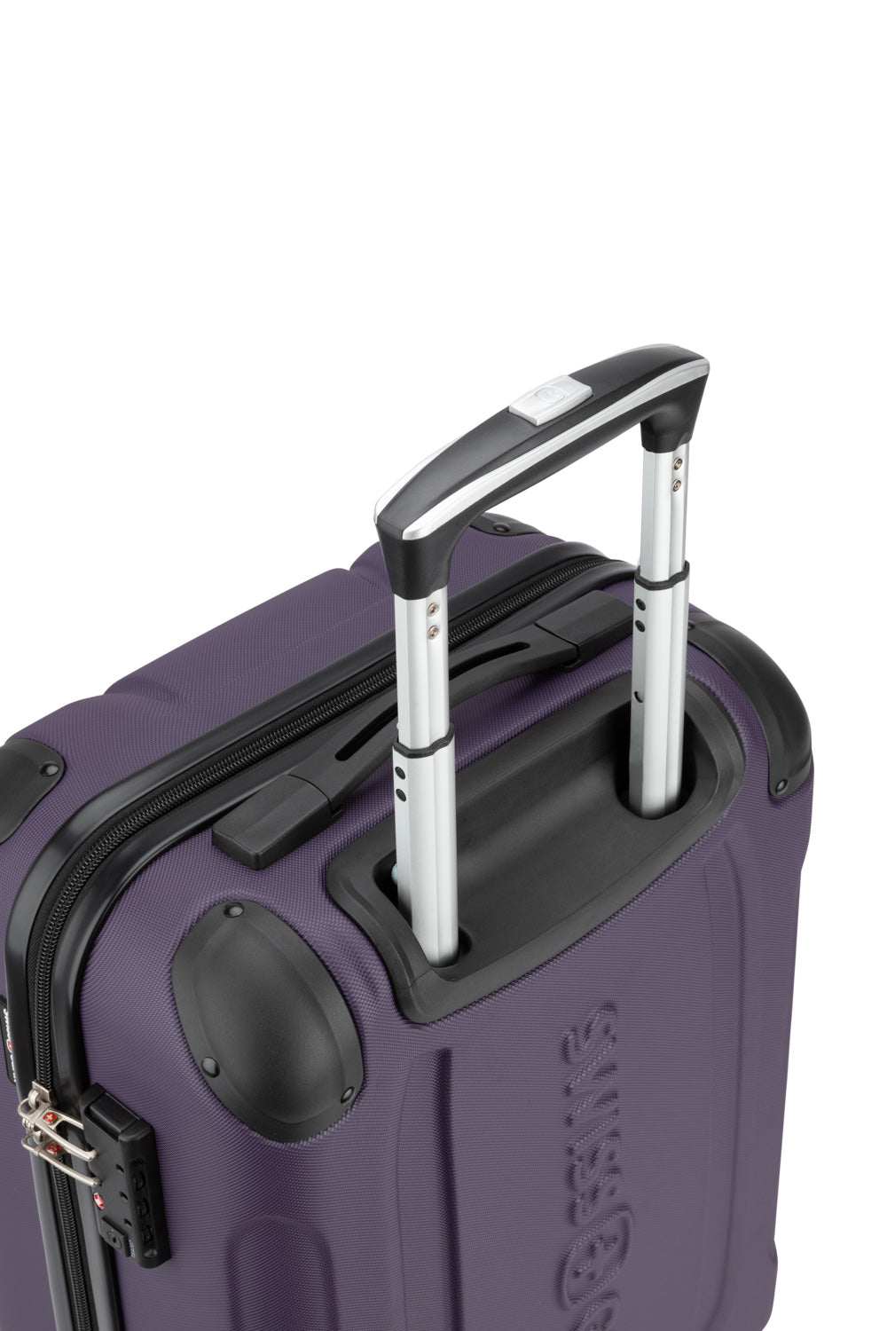 SWISSGEAR - Central Lite Collection Expandable Hardside Luggage 2 Piece Set - Plum - 07