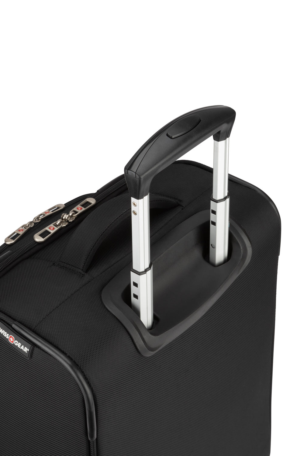 SWISSGEAR - Elite Air Collection Rainproof Carry-on Upright Luggage - Black - 05