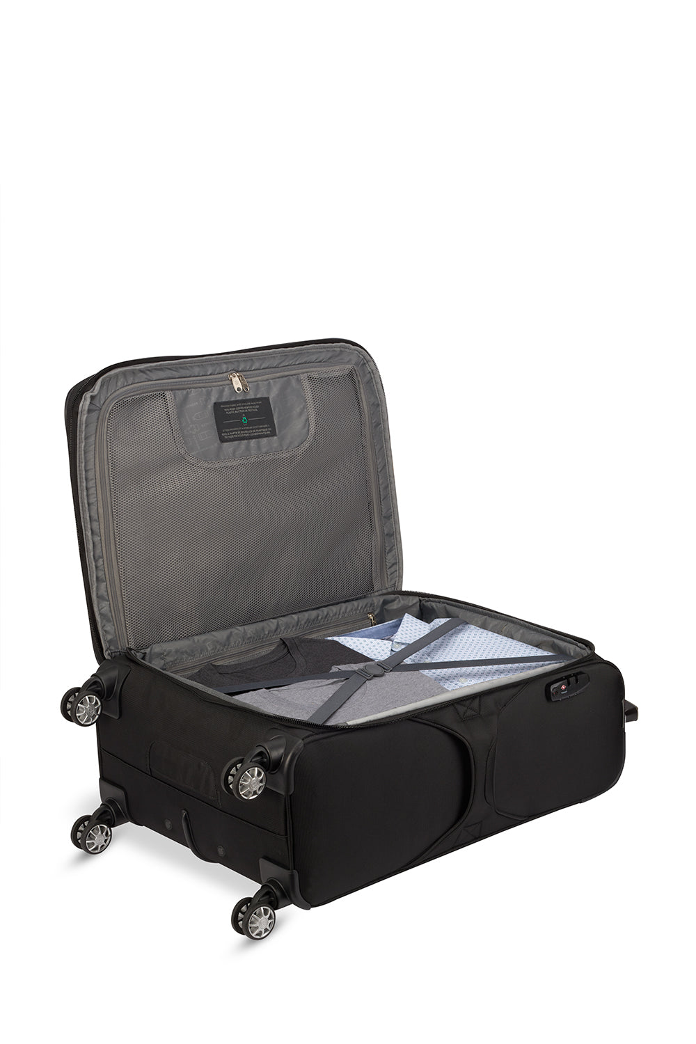 Wenger - Essential Collection Softside Luggage 3 Piece Set-Black - Black - 03