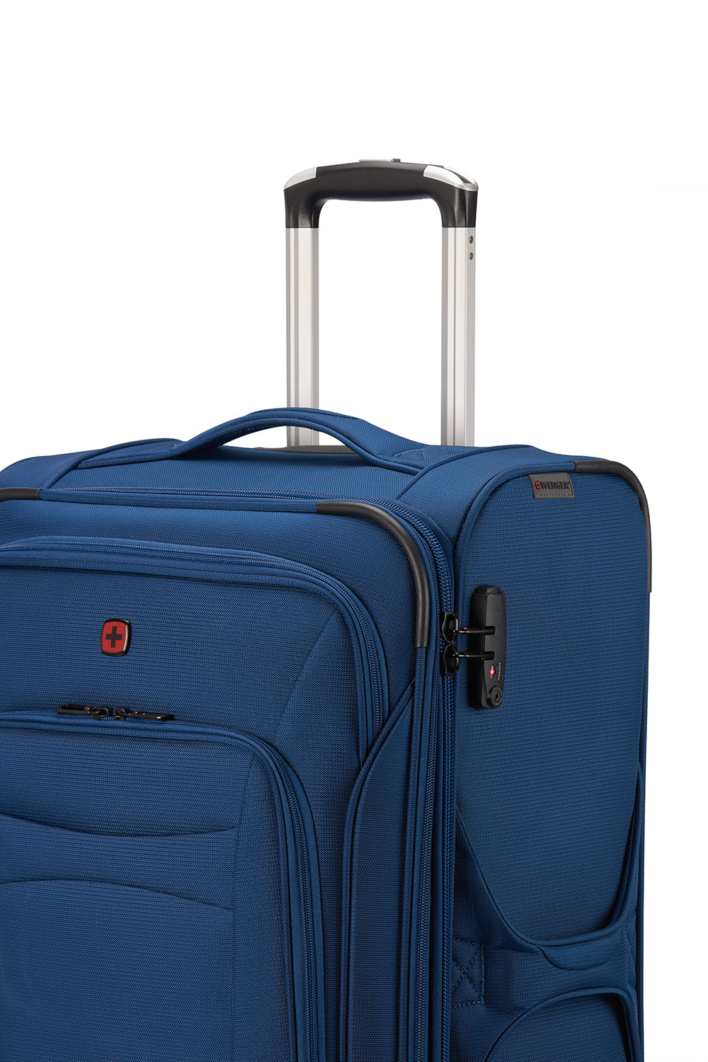 Wenger - Essential Collection Softside Luggage 3 Piece Set-Black - Blue - 06
