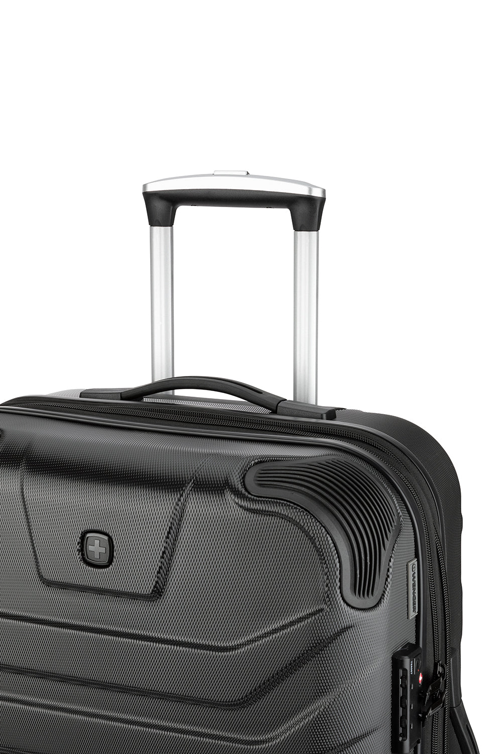 SWISSGEAR - Fortress Collection Hardside Luggage 3 Piece Set- Black - Black - 06