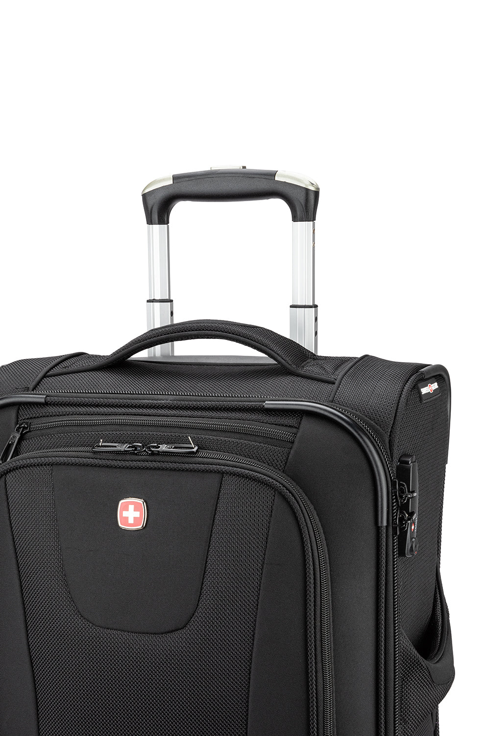 SWISSGEAR - Neolite III Collection Carry-On Upright Luggage - Black - 07
