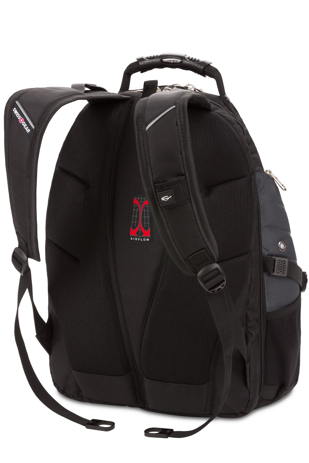 SWISSGEAR - 1900 ScanSmart Laptop Backpack - Black Grey - 03