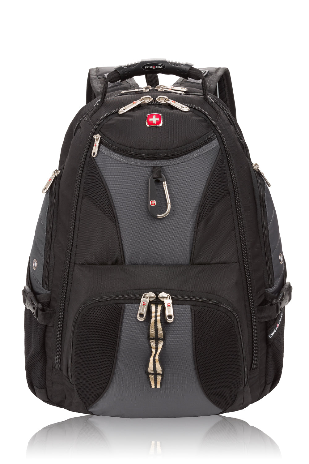 SWISSGEAR - 1900 ScanSmart Laptop Backpack - Black Grey - 01