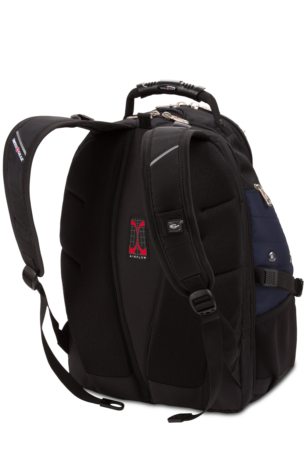 SWISSGEAR - 1900 ScanSmart Laptop Backpack - Black Navy - 03