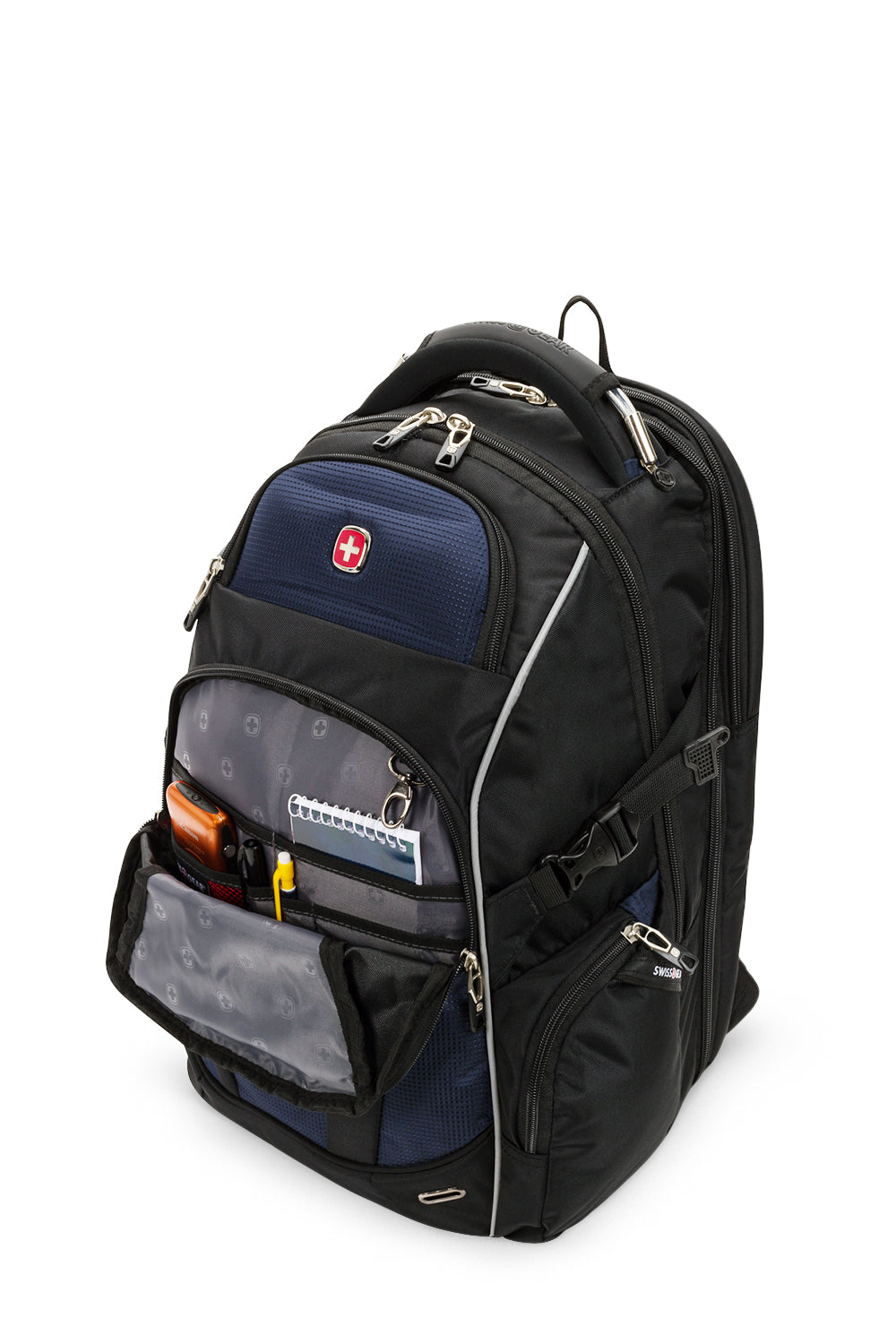 SWISSGEAR - 6752 ScanSmart Laptop Backpack - Black Navy - 05
