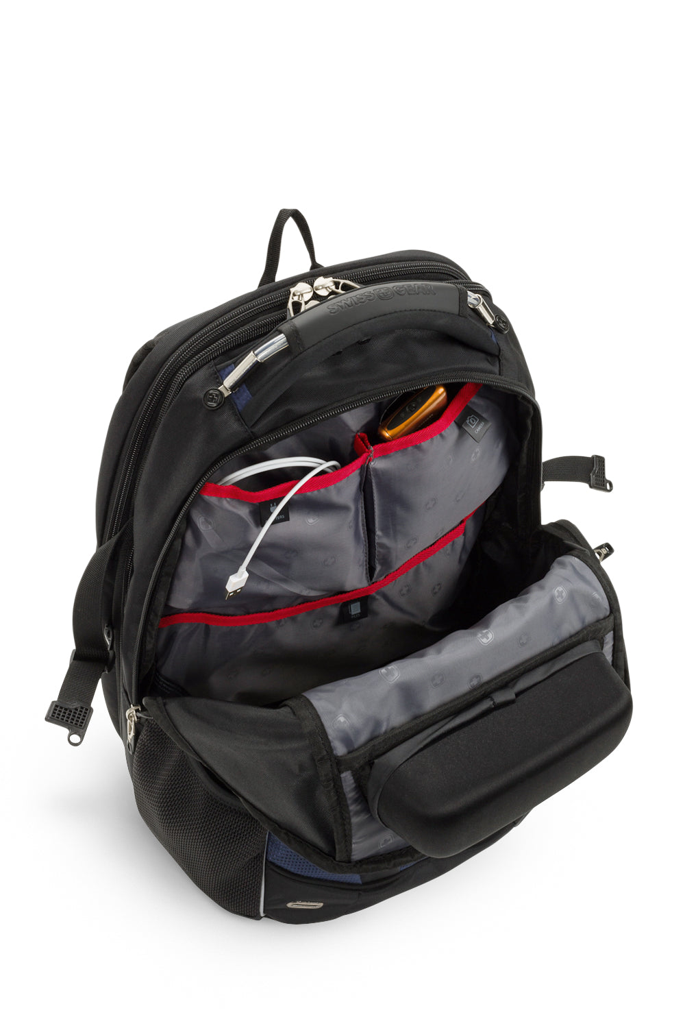 SWISSGEAR - 6752 ScanSmart Laptop Backpack - Black Navy - 06