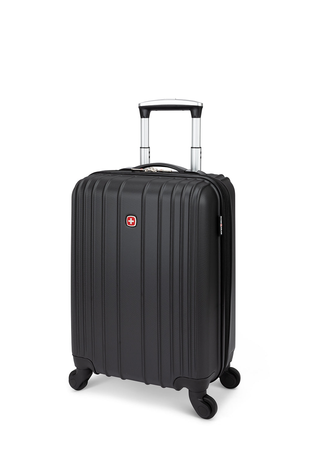 SWISSGEAR - Sion Collection Carry-On Hardside Luggage with 2 Packing Cubes - Black - 01