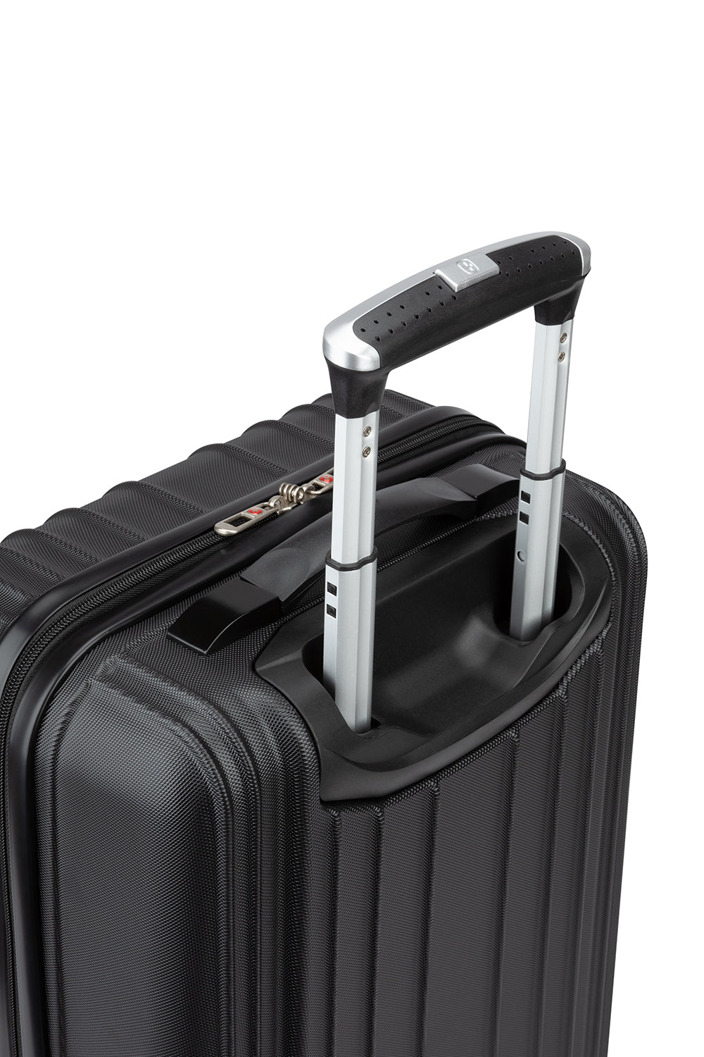 SWISSGEAR - Sion Collection Carry-On Hardside Luggage with 2 Packing Cubes - Black - 09