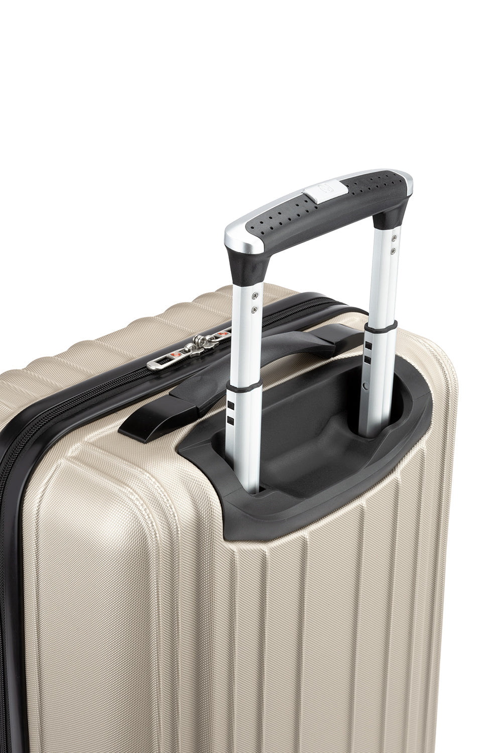 SWISSGEAR - Sion Collection Carry-On Hardside Luggage with 2 Packing Cubes - Champagne - 09