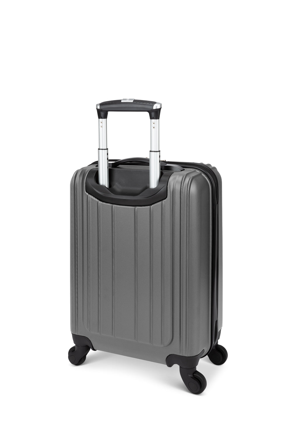 SWISSGEAR - Sion Collection Carry-On Hardside Luggage with 2 Packing Cubes - Dark Silver - 02