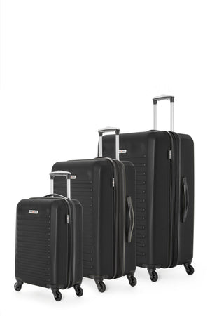 SWISSGEAR - Intercontinental Collection Hardside Luggage 3 Piece Set - Black - 02 #color_black